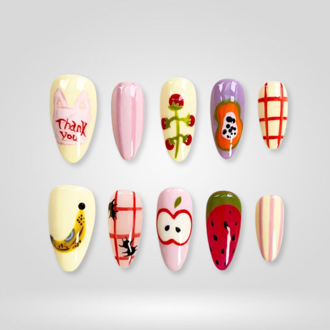 Fruit Party press-on nails