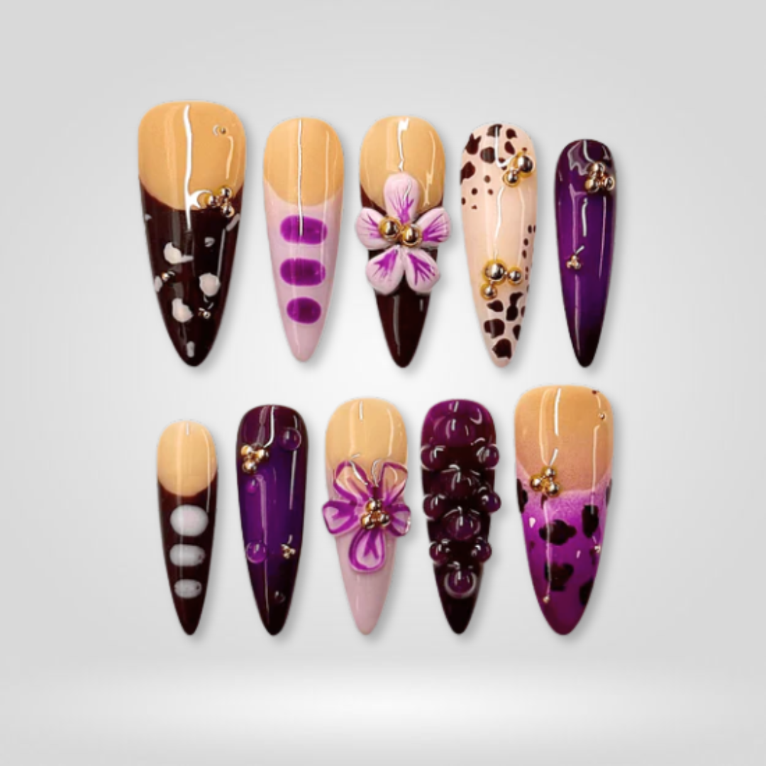 Violet Chic press-on nails