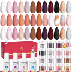 20pcs Powder Nail Kit
