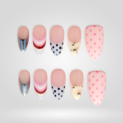 Candy Prism press-on nails