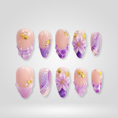 Retro Mix press-on nails
