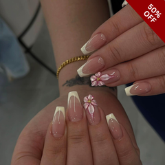 Soft Petals press-on nails