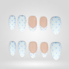 Sky Sprinkle press-on nails