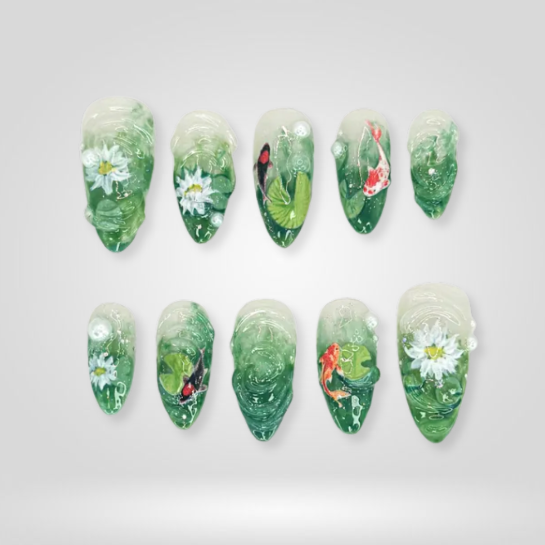 Koi Ocean press-on nails