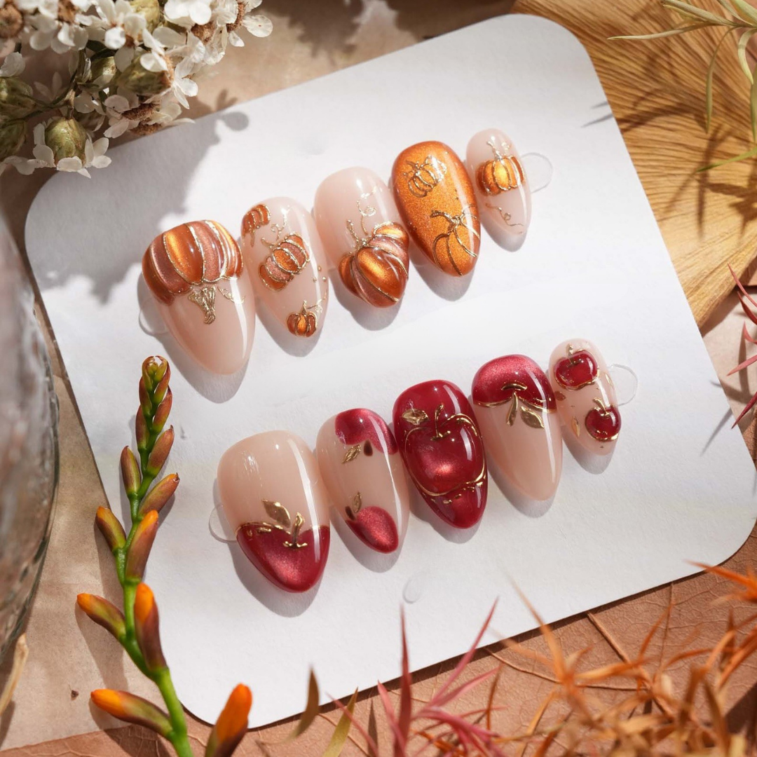 Fallen Grace press-on nails