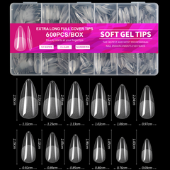 600pcs Nail Tips Cover