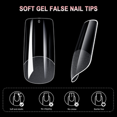 600pcs Nail Tips Cover