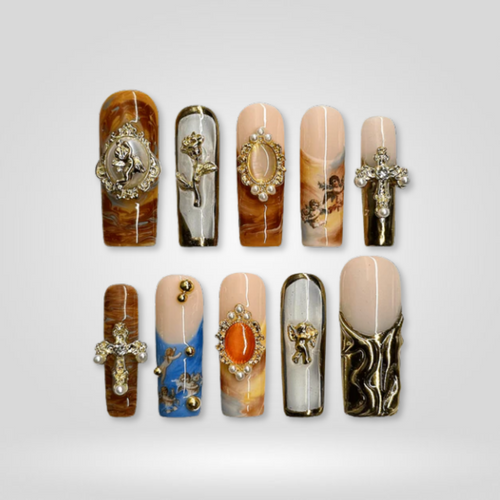 Angel Relic press-on nails