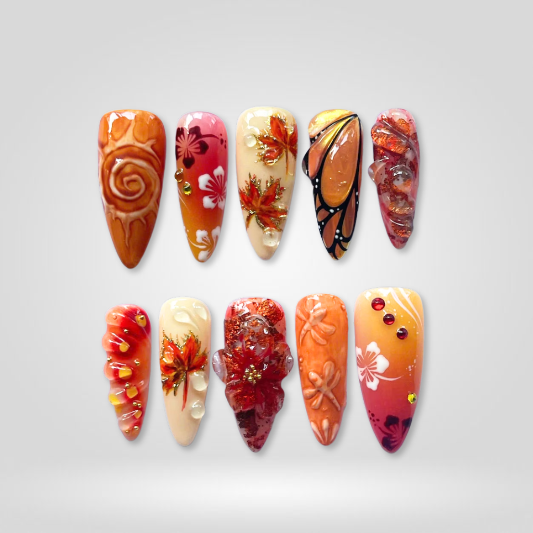 Pearl Veil press-on nails