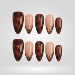 Tortoise Chic press-on nails