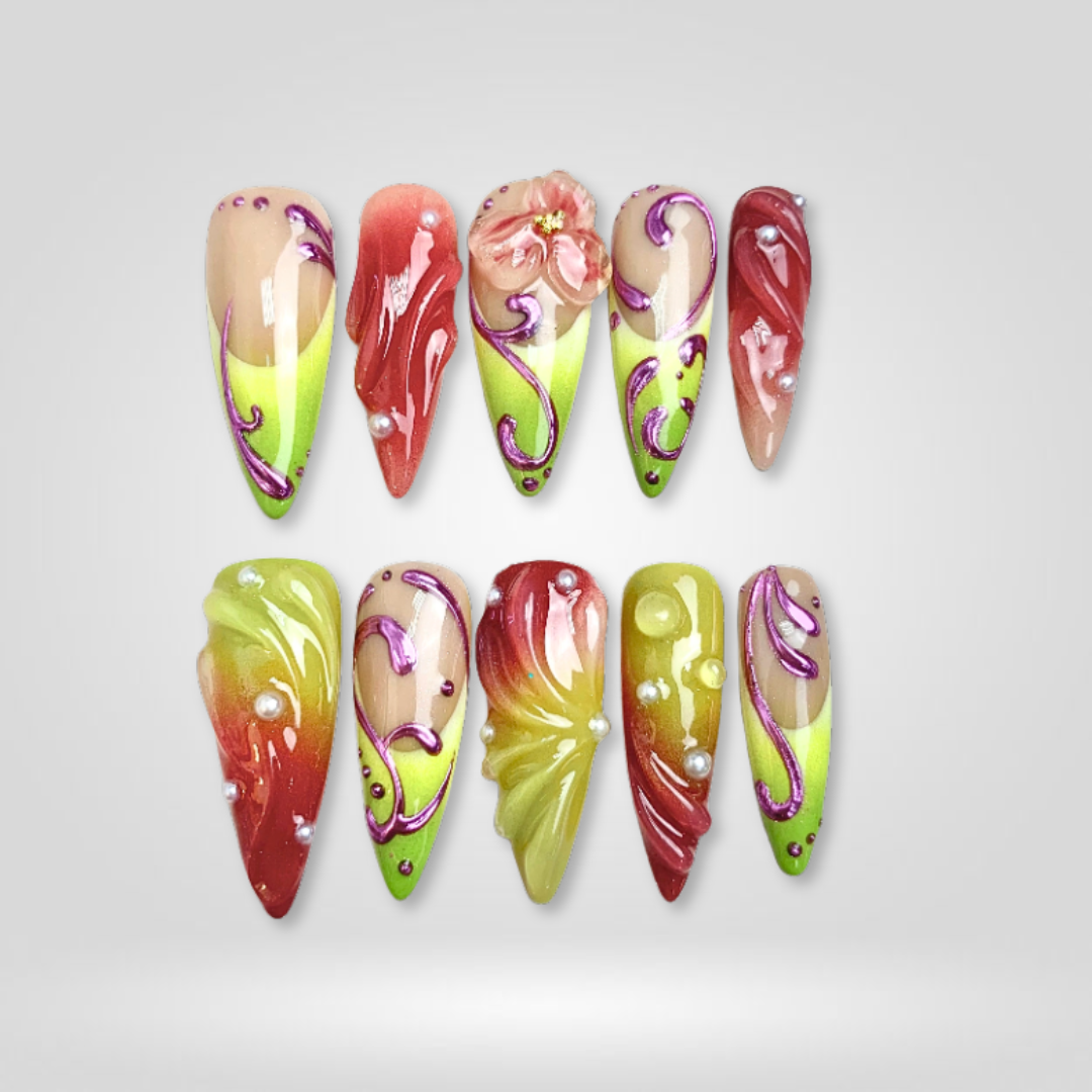 Floral Dream press-on nails