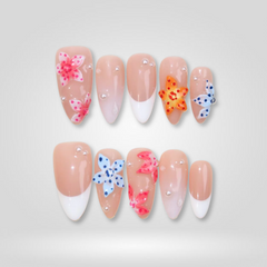 Blush Petal press-on nails